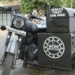 black bbq ride motorcycle