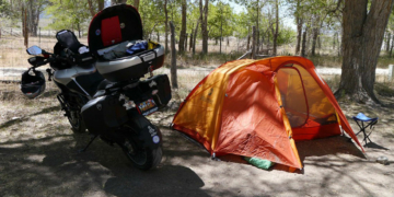 motorcycle camping trip